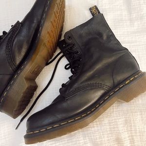 Dr. Martens Lace Up Black Boots
